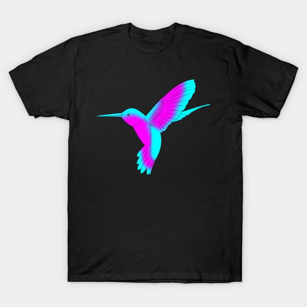 Hummingbird T-Shirt by Dingo Graphics